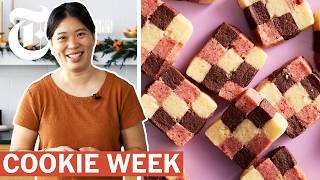 Neapolitan Checkerboard Cookies  Sue Li  NYT Cooking [upl. by Atnad64]