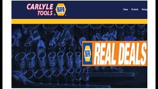 NAPA Auto Parts 2019 Q2 Real Tool Deals DEWALT Carlyle and Air Tools and Mechanics Sockets [upl. by Haerr]