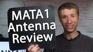 Mata1 Amplified Indoor HD TV Antenna Review quot250 Milesquot [upl. by Willet]