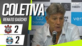 COLETIVA RENATO GAÚCHO  AO VIVO  Corinthians 2 x 2 Grêmio  Brasileirão 2024 [upl. by Anait]