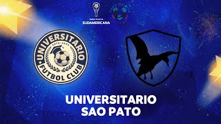 UNIVERSITARIO VS SAO PATO  261024  COPA SUDAMERICANA [upl. by Sirromad]