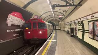 Southbound Bakerloo Line Train at Marylebone Station [upl. by Zilber132]