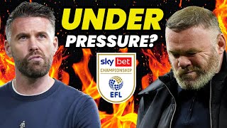 Which Championship Managers Are Under Pressure Right Now [upl. by Barstow]