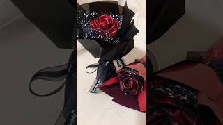 Handmade diy ribbon rose flowershandmade diy gift diyflowers diycrafts flowercraft flower [upl. by Ongun]