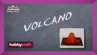 How to Make a Clay Volcano  Hobbycraft [upl. by Hersch56]