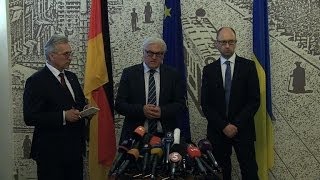 Ukraine vote will play crucial role in crisis Steinmeier [upl. by French270]