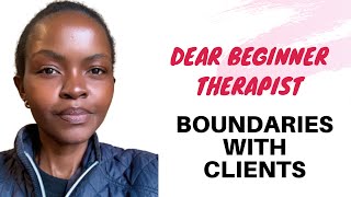 Setting Boundaries with Therapy Clients [upl. by Kroll179]