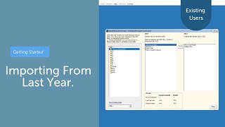 Importing from a Previous Year  Existing Users  Thesaurus 2022 [upl. by Gamin]