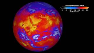 Longwave Radiation 2012 NonAnnotated Visualizations [upl. by Spiegel]