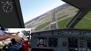 Flight Simulator Vol FortdeFrance to Orly en a330900neo [upl. by Ahsikal]