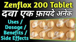 Zenflox 200 Tablet Uses in Hindi  Zenflox Tablet  Zenflox 200  Ofloxacin Tablets ip Zenflox 200💊🔥 [upl. by Weingartner]