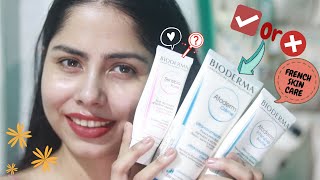 I TRIED MORE FRENCH SKINCARE PRODUCTS  Bioderma Sensibio Forte amp Atoderm Review [upl. by Mitchell]