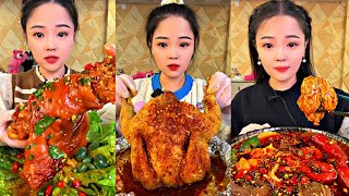 ASMR CHINESE FOOD MUKBANG EATING SHOW  먹방 ASMR 중국먹방  XIAO YU MUKBANG 84 [upl. by Gauthier]