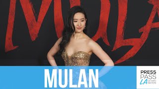 Disneys Mulan World Premiere  Yifei Liu Christina Aguilera Donnie Yen Jet Li Jason Scott Lee [upl. by Nuli]