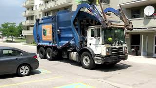 Part 2 Front Loader Garbage Truck Emptying Garbage Bins [upl. by Everson761]