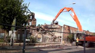 Park Lane Fire Macclesfield  Demolition [upl. by Ailyt]