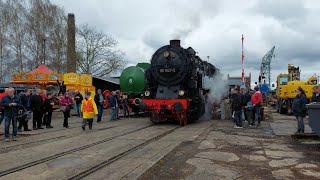 Mit viel Dampf über das Eisenbahnfest Staßfurt Frühjahr 2023 [upl. by Eliathan695]