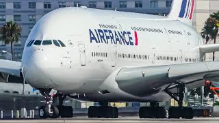 40 AWESOME TAKEOFFS at LAX  A340 747 A380 777 A350  Los Angeles Plane Spotting [upl. by Demahum]