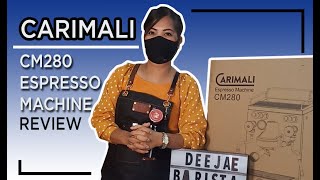 CARIMALI CM 280 Espresso machine amp CG 150 Coffee grinder Review [upl. by Georgeta688]