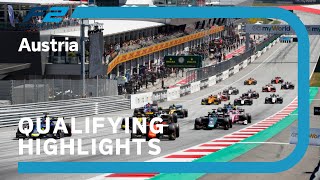 F2 Qualifying Highlights  2024 Austrian Grand Prix [upl. by Ojybbob]