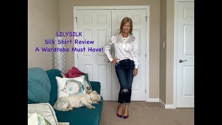 LilySilk Shirt Review  A Wardrobe Must Have [upl. by Tammy]