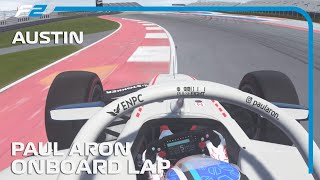 F2 2024 Assetto Corsa Mod Paul Aron Onboard Lap Around Austin [upl. by Bergeman]