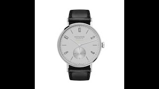 Nomos Glashütte Tangente Neomatik 39 Platinum Grey Reference 143 4K Watch Review [upl. by Emili]