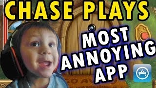 Chase Plays Most Annoying App Ever 2 Year Old Face Cam Do Not Disturb iOS Gameplay [upl. by Buine]