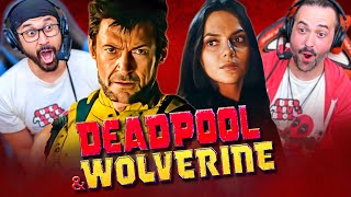 DEADPOOL amp WOLVERINE FINAL TRAILER REACTION Marvel Studios  X23  Deadpool 3 [upl. by Lila]