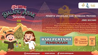 PEMBUKAAN FESTIVAL DALANG ANAK NASIONAL KE17 TAHUN 2024 [upl. by Ferdie264]