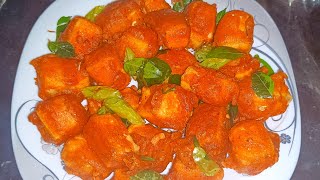 Paneer 65 recipe  Paneer starter recipe [upl. by Ecinrev]