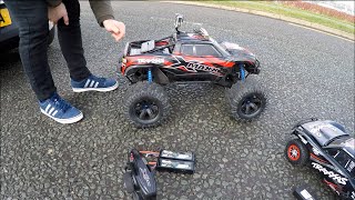 Traxxas XMAXX 4s vs 6s 22T50T GPS Speed Recorded [upl. by Akemat815]