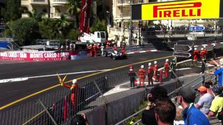 Maldonado Crash Monaco 2011 [upl. by Camel]