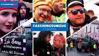 Faschingsumzug Taufkirchen Vils 11022024  wir waren dabei [upl. by Neltiac813]