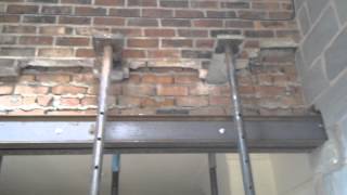 How to put Steel RSJ Lintels into a Supporting Wall [upl. by Odranoel]