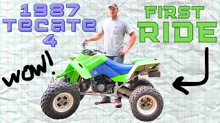 Kawasaki Tecate 4 First Ride [upl. by Brinna]