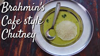 Brahmins Cafe style Chutney Typical coconut chutney [upl. by Filip]