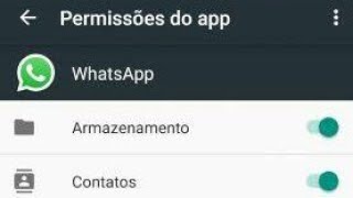 Permissões de Aplicativos Whatsapp não acessa Contatos [upl. by Sweatt]