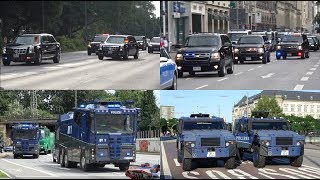 G20 Gipfel Hamburg  Einsatzfahrten FeuerwehrRettungsdienstPolizei bei Ausschreitungen amp Krawallen [upl. by Frank]