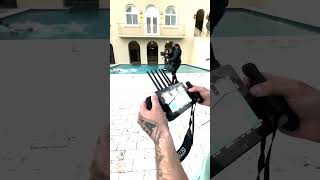 fredo bang throws somebody in the pool for moneybagg yo’s video “shottas” reelgoats moneybaggyo [upl. by Southard]