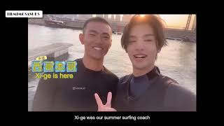 ENG SUB Justin Huang Minghao Surfing Vlog [upl. by Maridel]