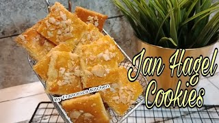 CARA MEMBUAT KUE JAN HAGEL  JAN HAGEL COOKIES KUKER JADUL KHAS BELANDA [upl. by Jacynth]