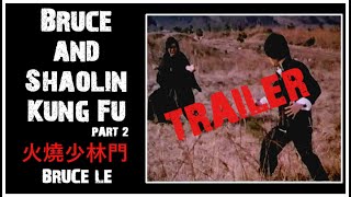 BRUCE LE  BRUCE AND SHAOLIN KUNG FU part 2 movie trailer [upl. by Suoivatco36]