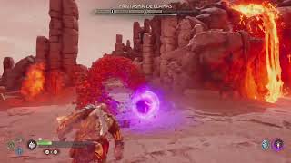 Fantasma de Sparta vs fantasma de llamas God of War Ragnarök PS5 Gameplay [upl. by Nolyar]