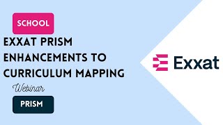 Exxat Prism Enhancements to Curriculum mapping [upl. by Noirb]