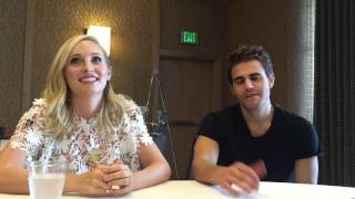 Vampire Diaries  Candice King and Paul Wesley Interview [upl. by Niawat323]