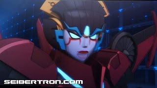 Windblade versus Menasor clip from Machinimas Combiner Wars cartoon [upl. by Sexton21]