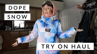 DOPE SNOW Try On Haul [upl. by Aiciruam]