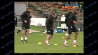 World Cup favourites England in training [upl. by Marji]