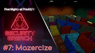 FNAF SECURITY BREACH FULL WALKTHROUGH 7 Mazercize NO COMMENTARY fnaf [upl. by Schreibe408]